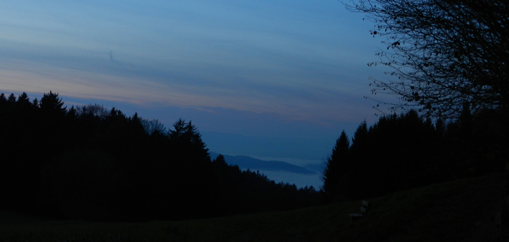 88 tief unten in haibach ist es bereits nacht geworden - ft