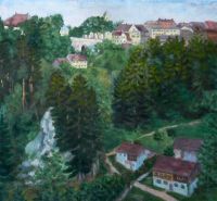07-Alt-Mitterfels-mit-Talmuehle---Oel