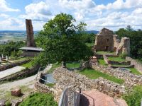 Runding12_Ueberblick_heute_Wohnturm-Palas-ehemalige_Kapelle