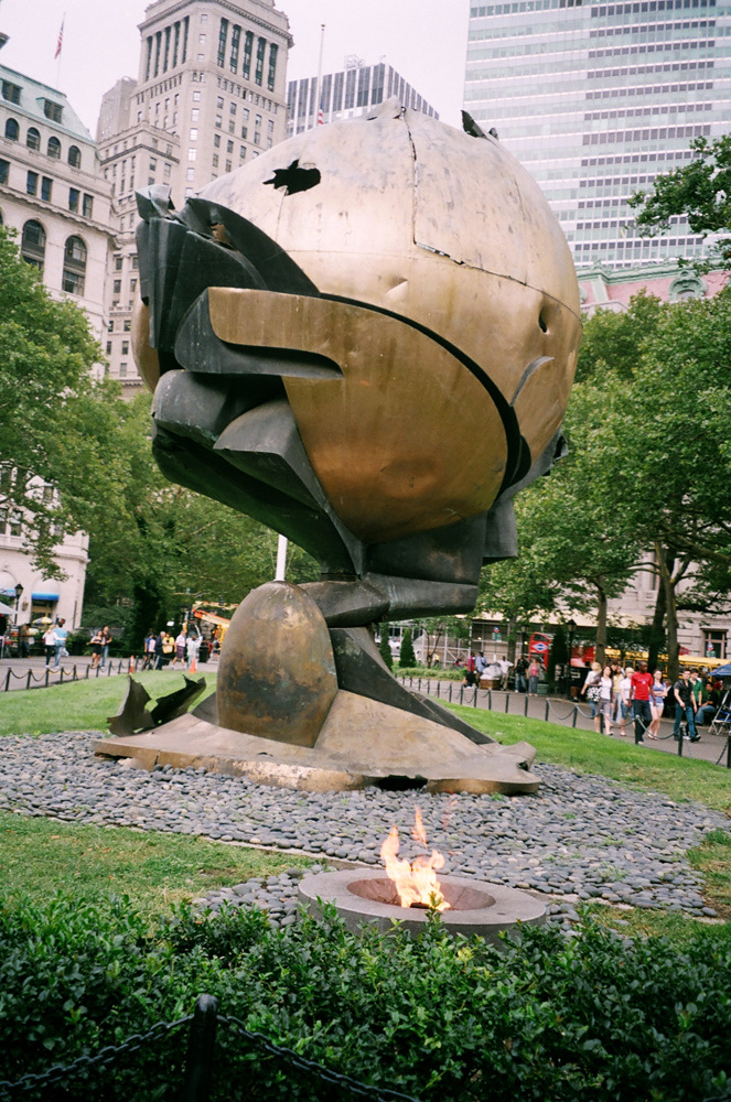 FK3 The Sphere am heutigen Standort im Battery Park w