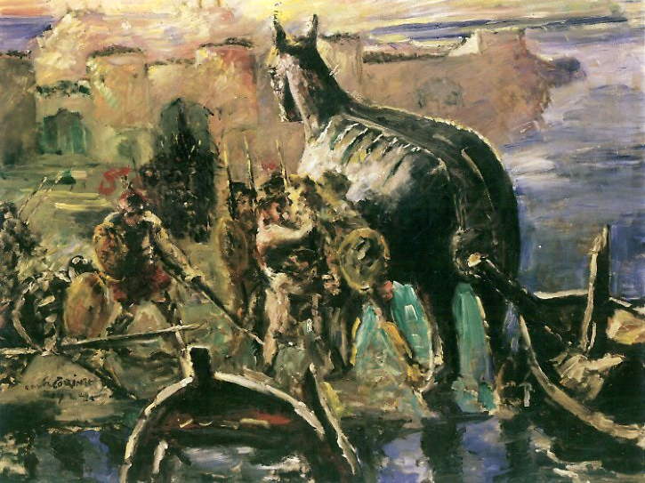 Das trojanische Pferd Lovis Corinth