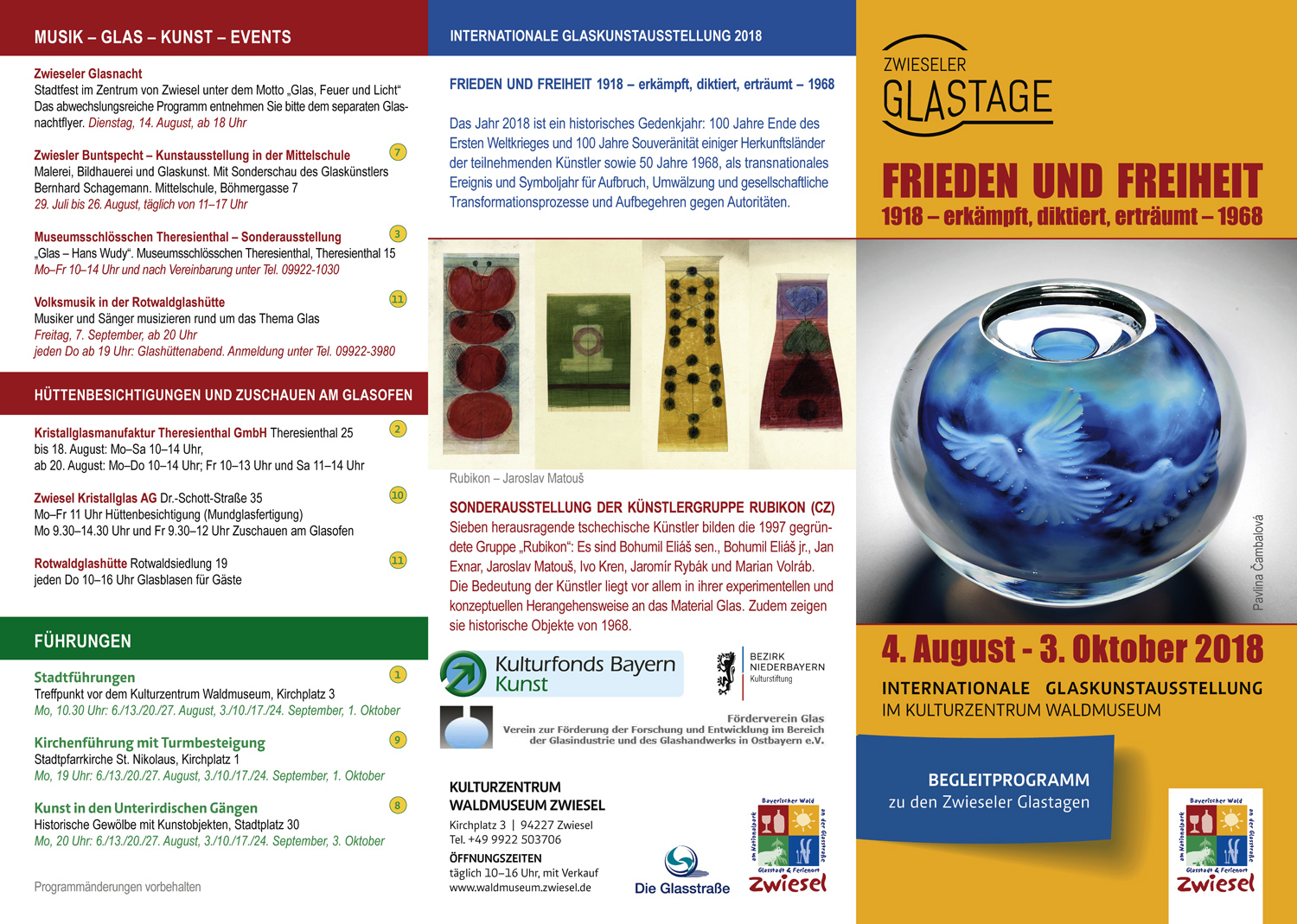 Glastage FLYER Programm1 Seite 1 w