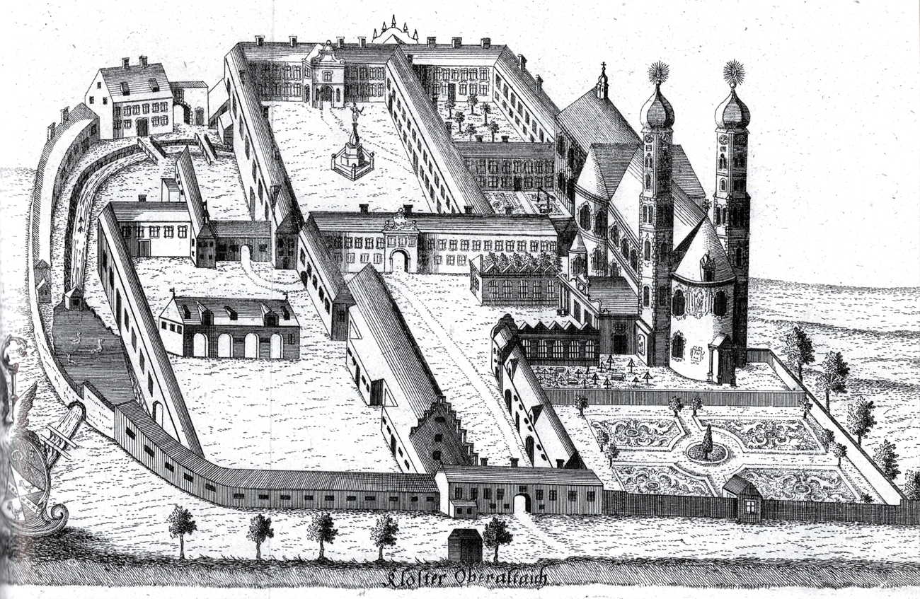 35 04 Kloster Oberaltaich 1775 Kupferstich A Zimmermann w