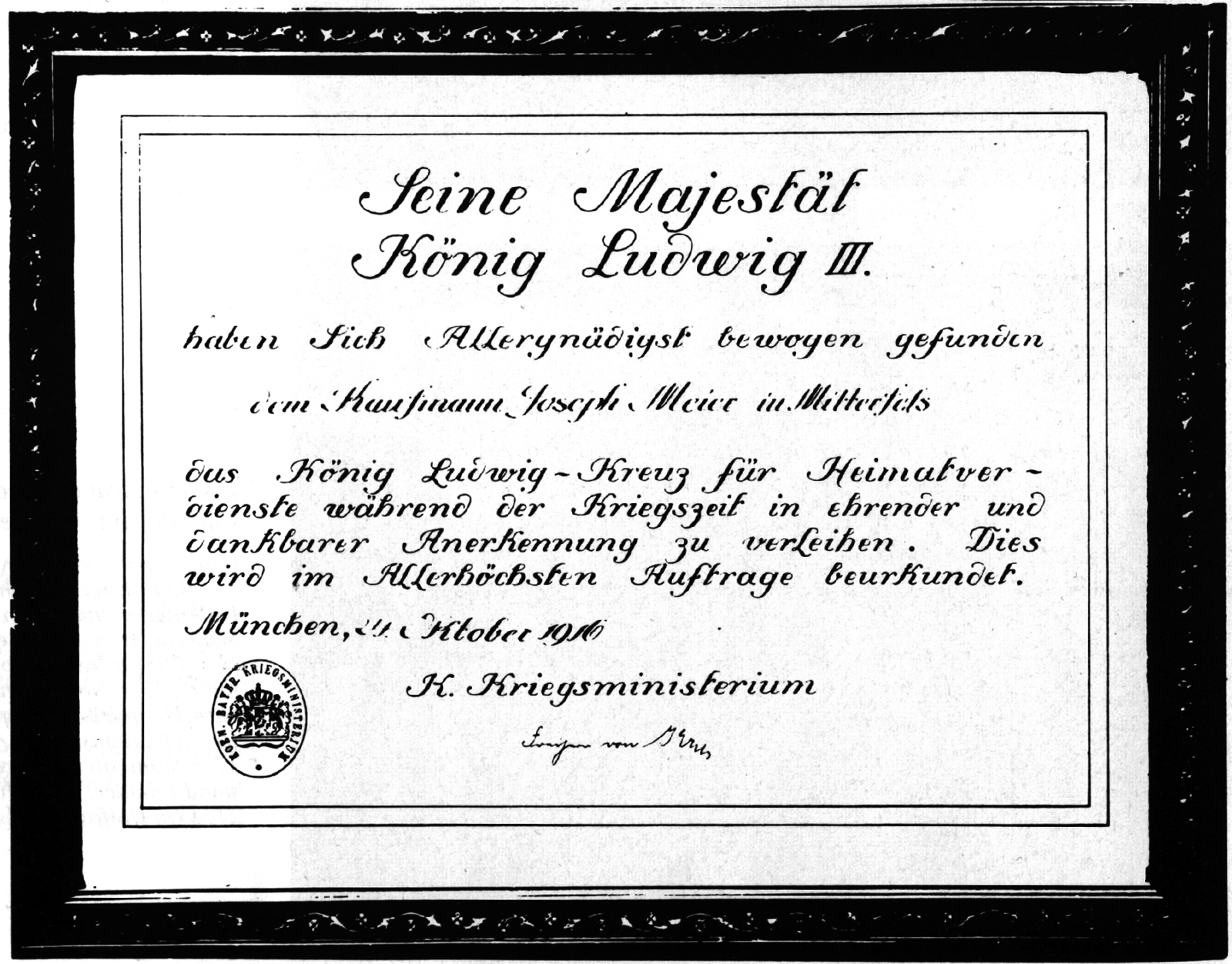 61 a Anerkennung Meier w