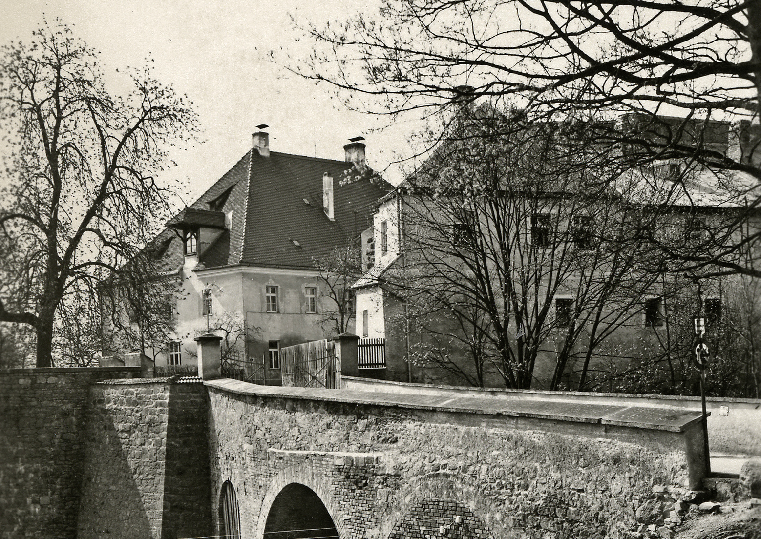 63 a 03 Amtsgericht Mitterfels Burgbrcke PK um 1960 det2