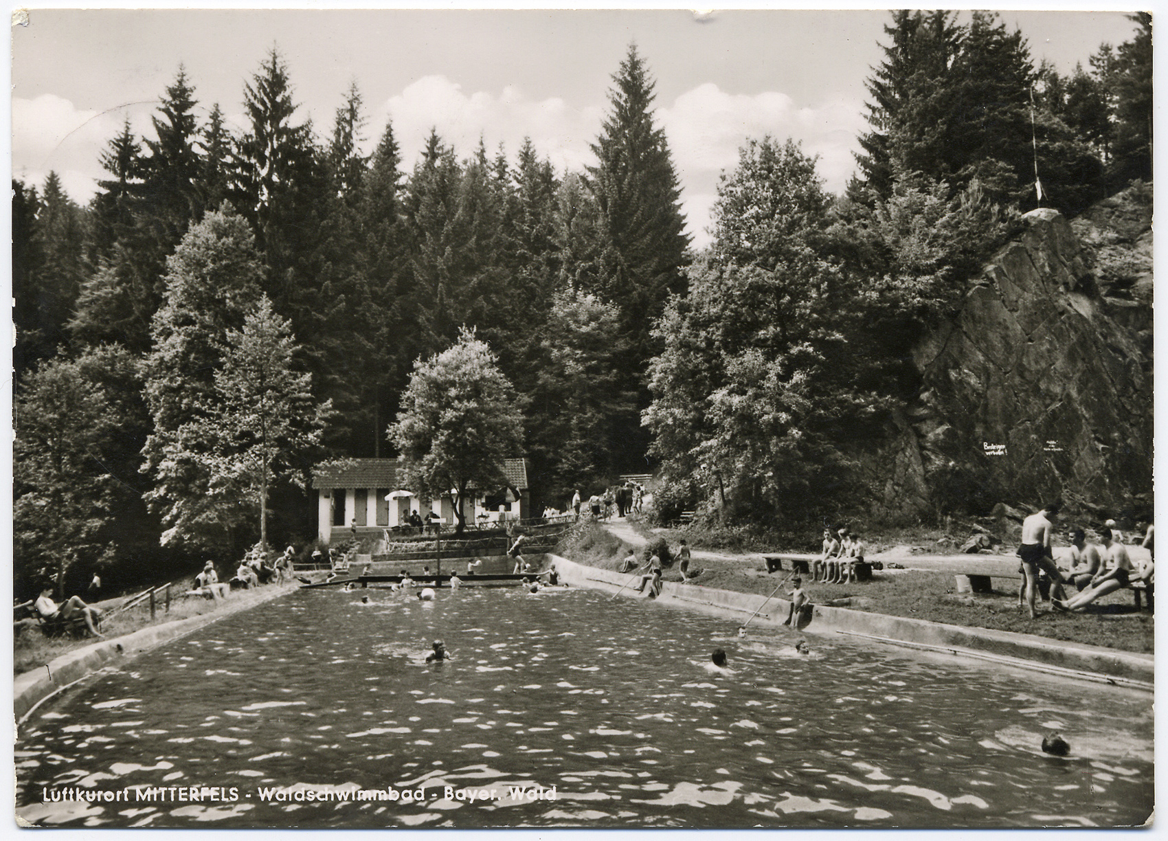 63 b 12 Waldschwimmbad 1968 Kernbichl w