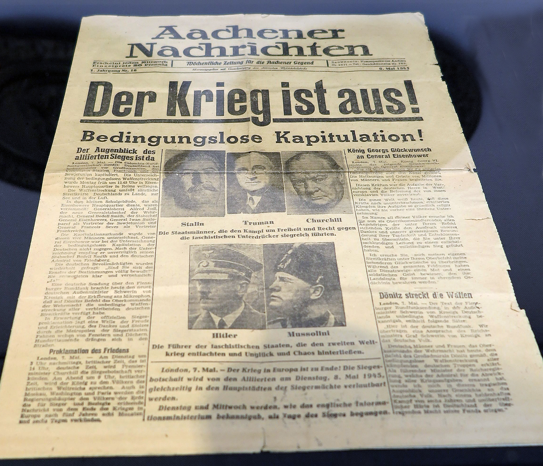 64 14 Kapitulation in Aachener Nachrichten