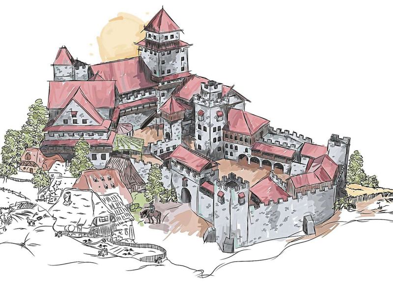 Zwiesel moderne Ritterburg