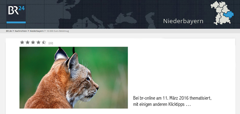 luchs erdrosselt