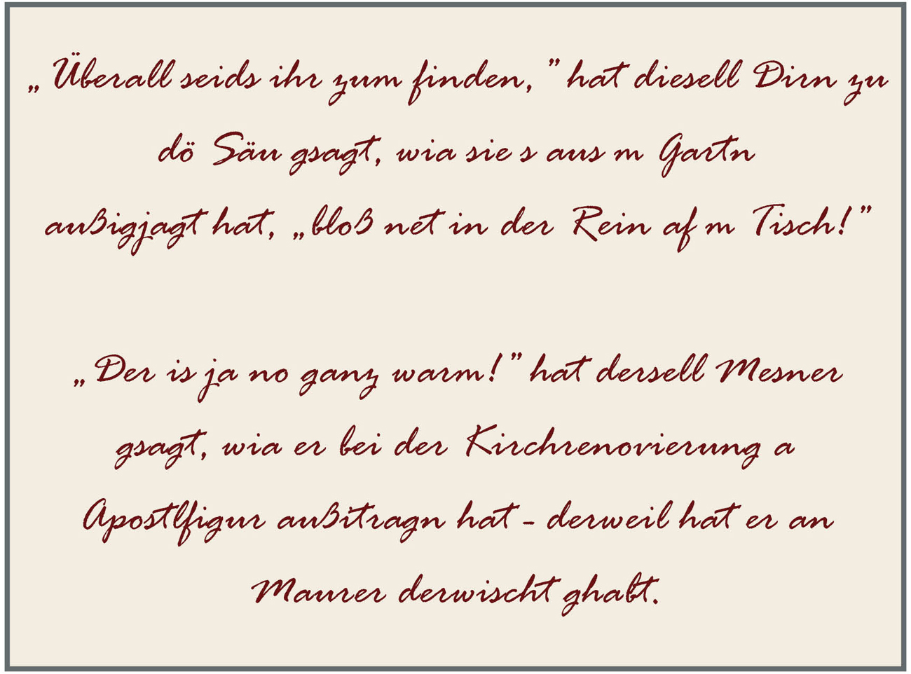 Sprueche von Josef Fendl