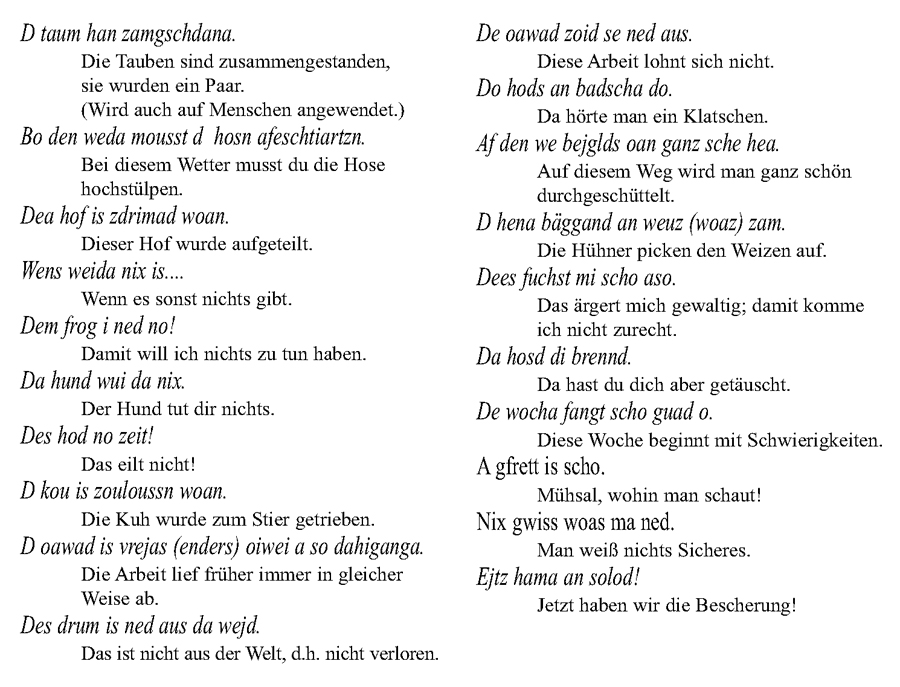 redensarten 1 w