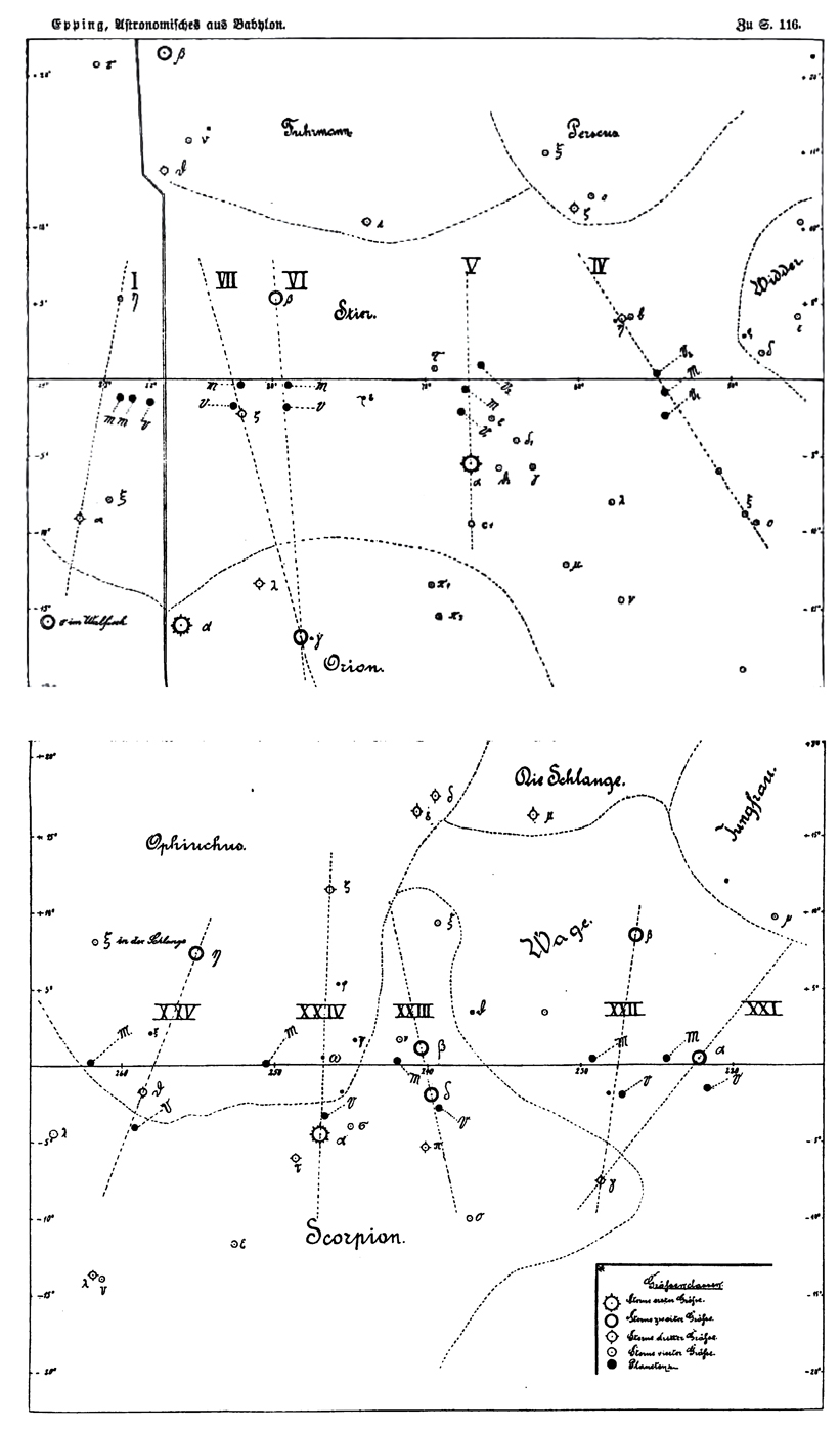 Str20 Projekt1 Astronomisches aus Babylon