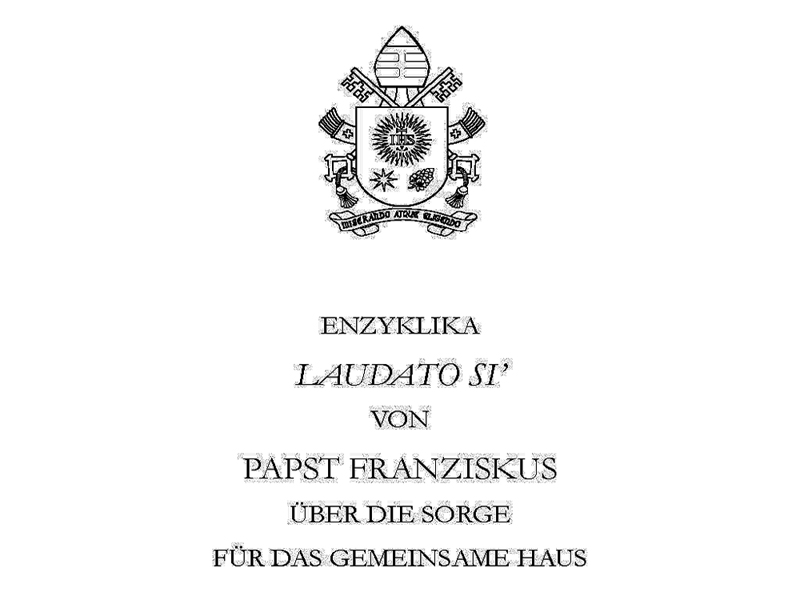 papa francesco 20150524 enciclica laudato si ge