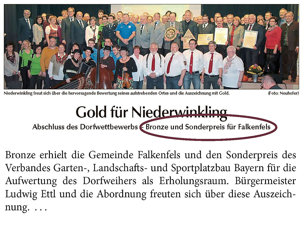 Bronze fuer Falkenfels