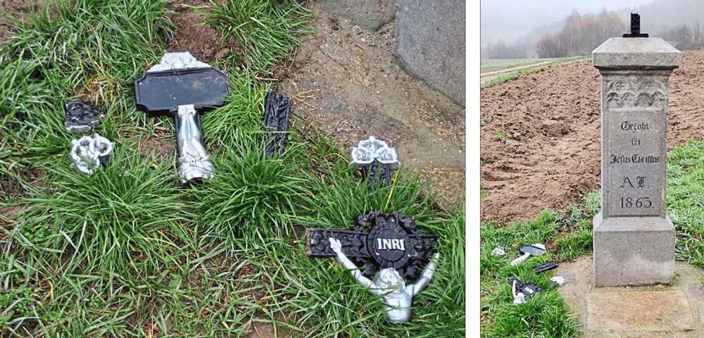 unbekannte schnden wegkreuz 022 bog ztg 00 121215 w