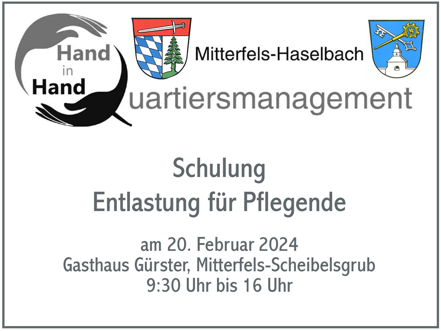 2024 01 22 Quartiersmanagement bietet Schulung an