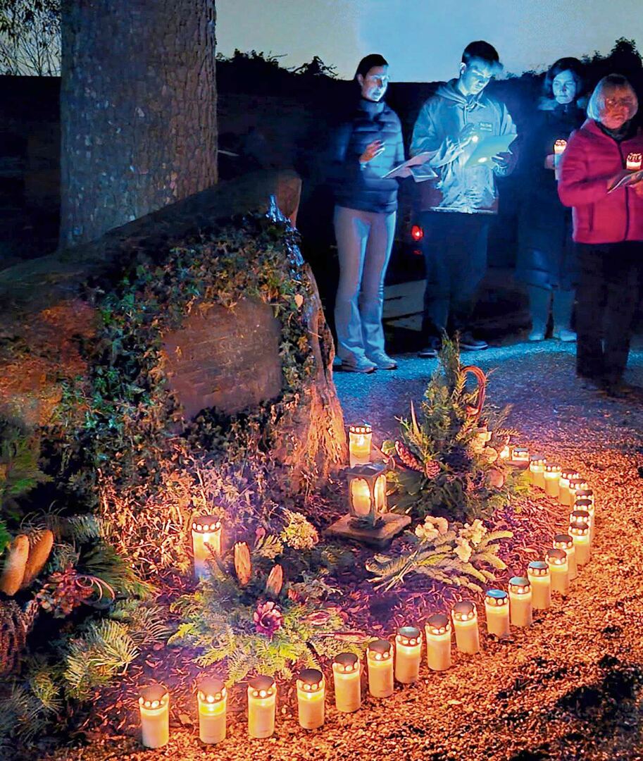 2025 11 13 Friedensgebet am Gedenkstein