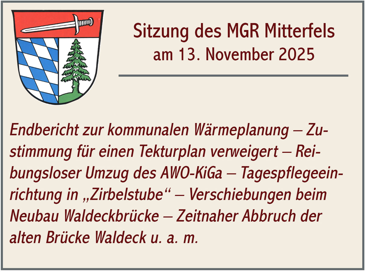 MGR Sitzung Mitterfels 2025 11 13