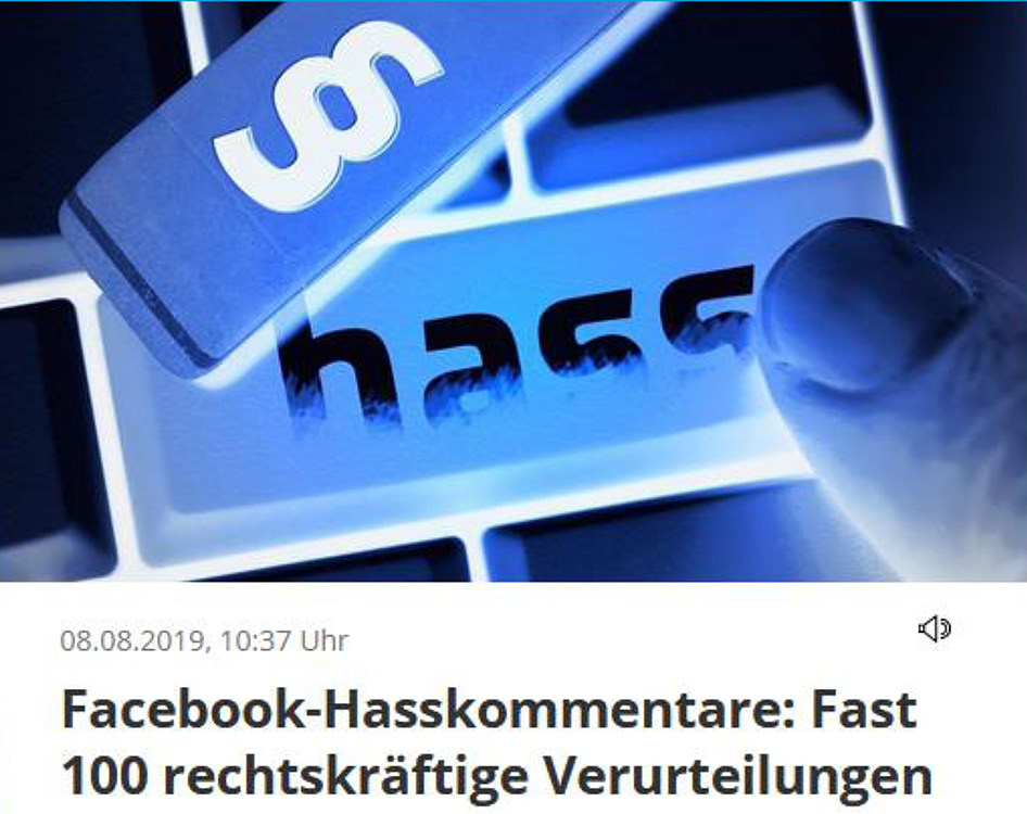 Facebook Hasskommentare