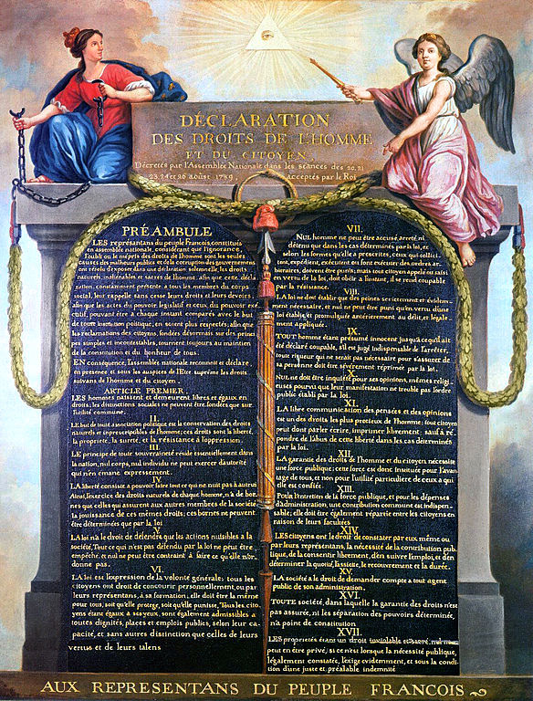21 01 declaration of the rights of man and of the citizen in 1789