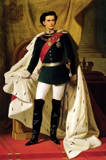 10 03 de 20 jarige ludwig ii in kroningsmantel door ferdinand von piloty 1865