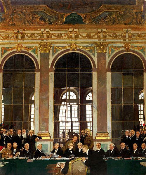 01 01 william orpen - the signing of peace in the hall of mirrors versailles